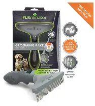 СКИДКА FURminator гребень rake для собак и кошек зубцы вращающиеся