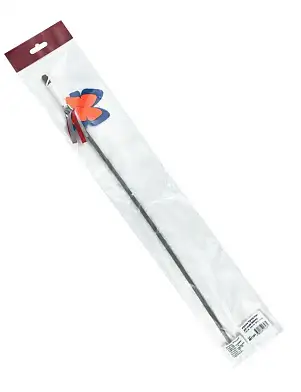 ZOOexpress удочка для кошек пластиковая "Бабочка" 